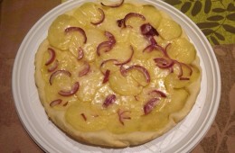 Pizza patate e cipolle